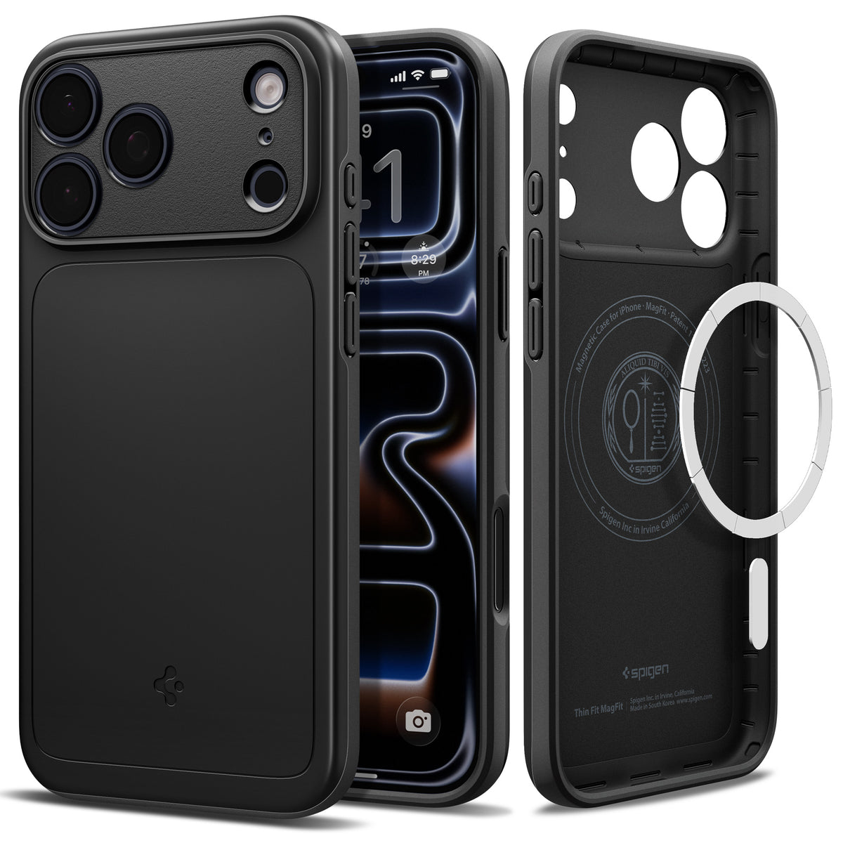 Spigen iPhone 18 Pro Max Thin Fit (MagFit) - Black - product view 1