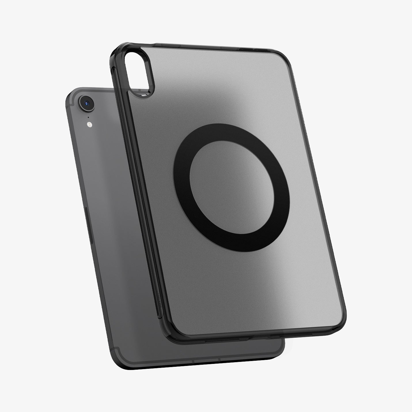Spigen iPad Mini 7 / iPad Mini 6 Case – Ultra Hybrid MagFit – Frost Black – title image 2