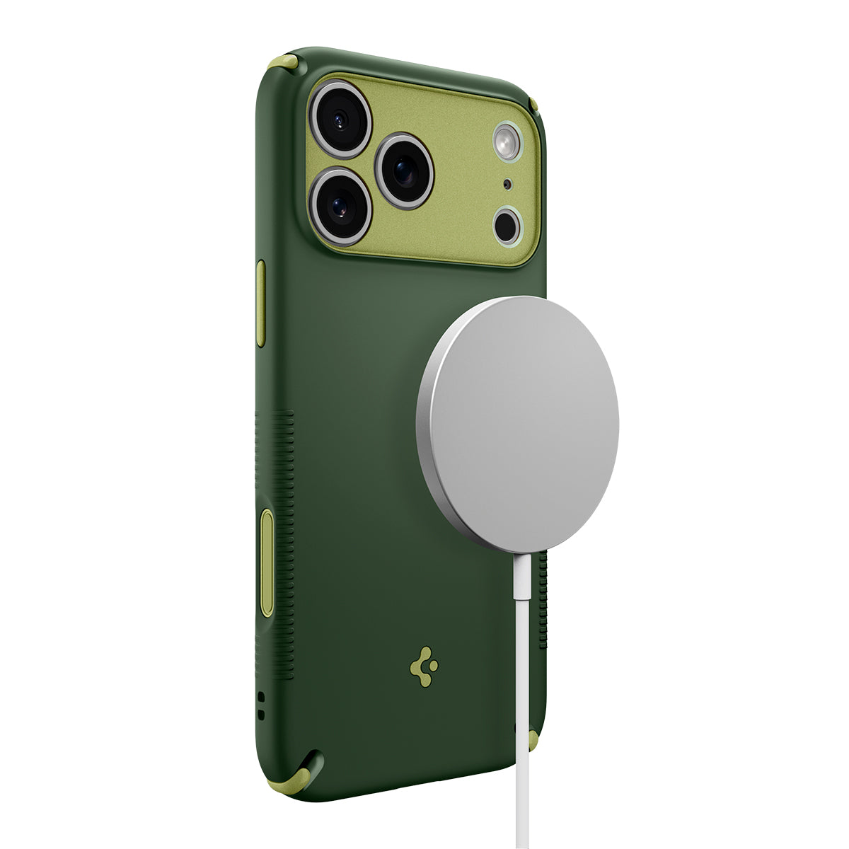 Spigen iPhone 18 Pro Max Nano Pop Hybrid (MagFit) - Avo Green - case detail 11