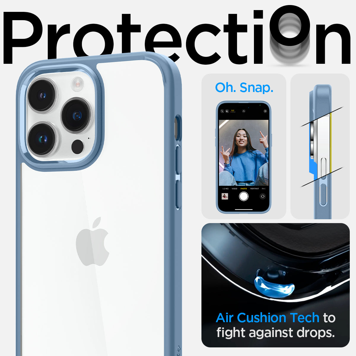 Spigen iPhone 14 Pro Max Case – Ultra Hybrid - Sierra Blue - ACS04820 - image 5