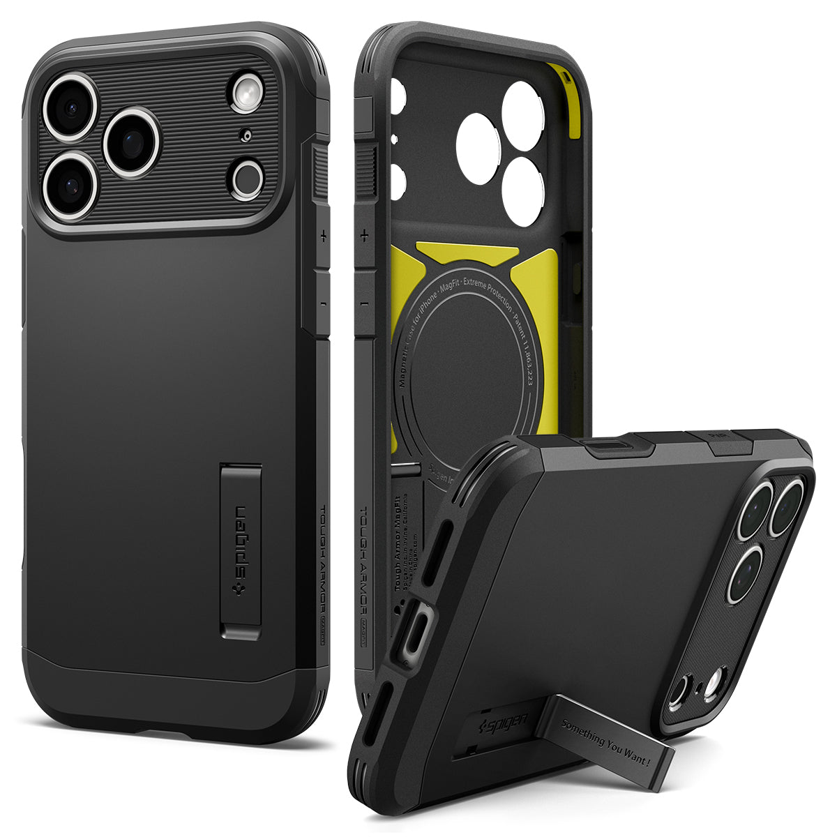 Spigen iPhone 18 Pro Max Tough Armor T (MagFit) - Black - product view 4