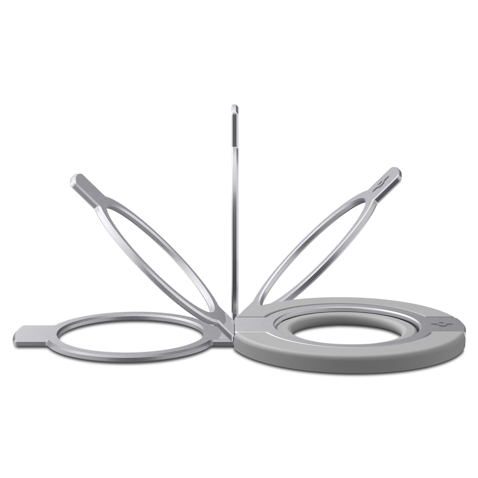 Gray Dual Pop MagFit S phone grip use