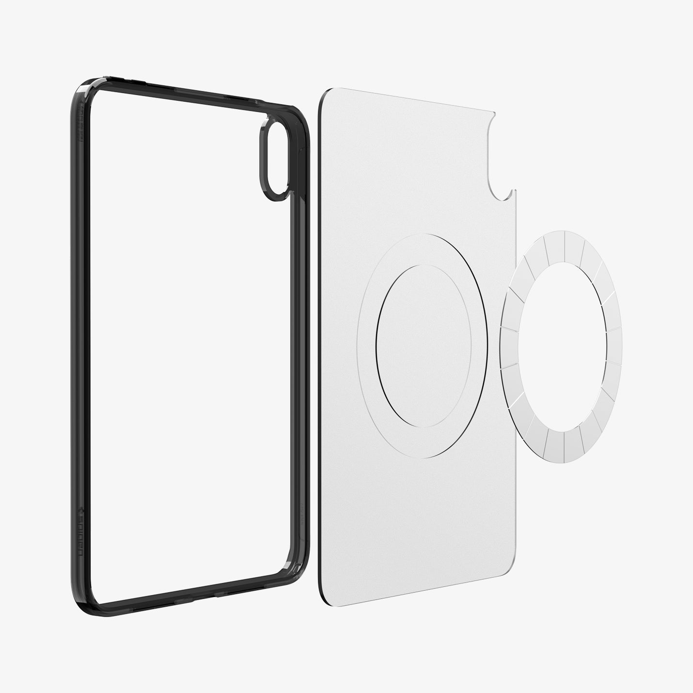 Spigen iPad Mini 7 / iPad Mini 6 Case – Ultra Hybrid MagFit – Frost Black – detail image 6