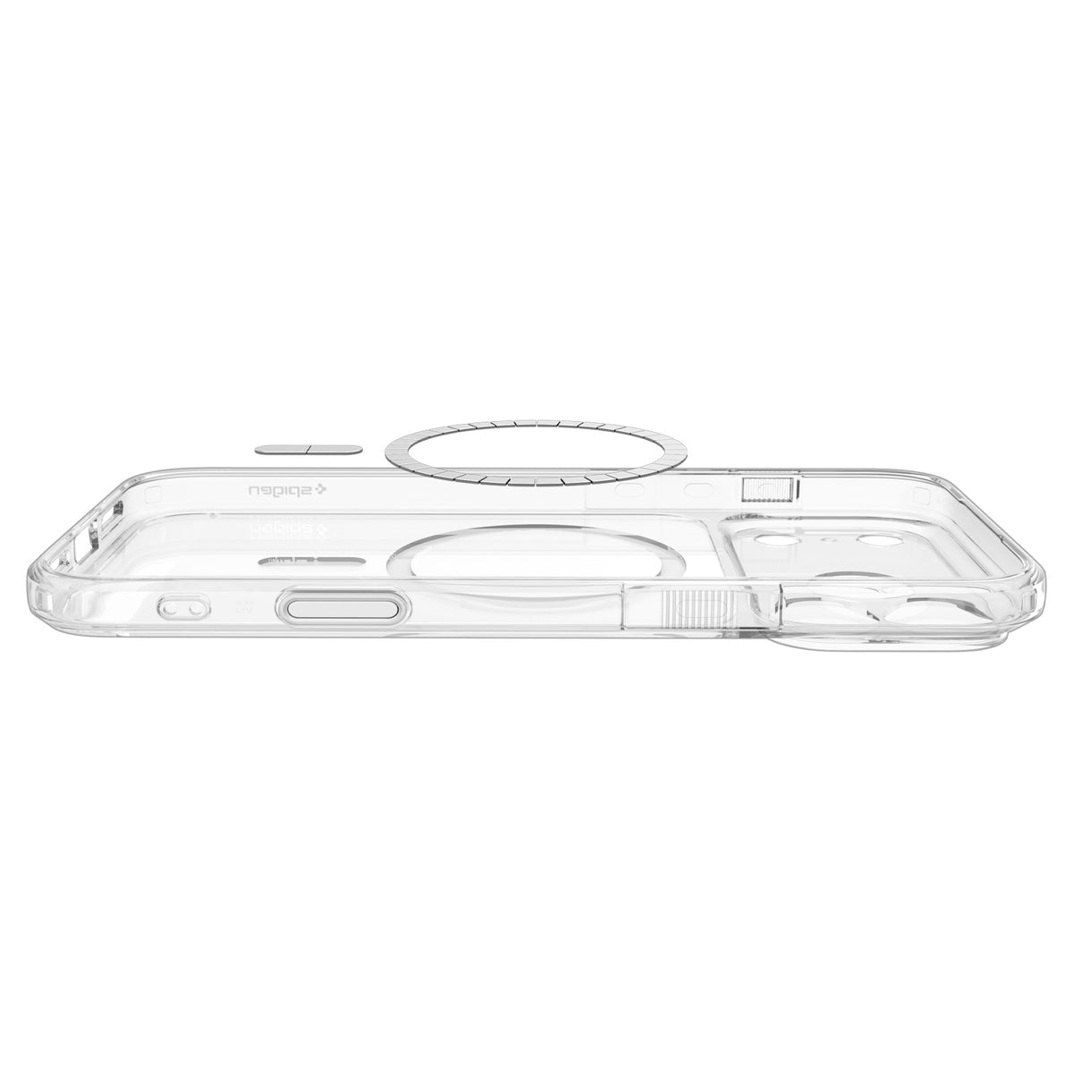 Spigen iPhone 18 Pro Ultra Hybrid T (MagFit) - Glossy White - case detail 21