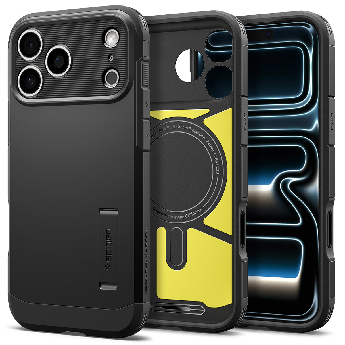 Spigen iPhone 18 Pro Max Tough Armor T (MagFit) - Black - product view 3