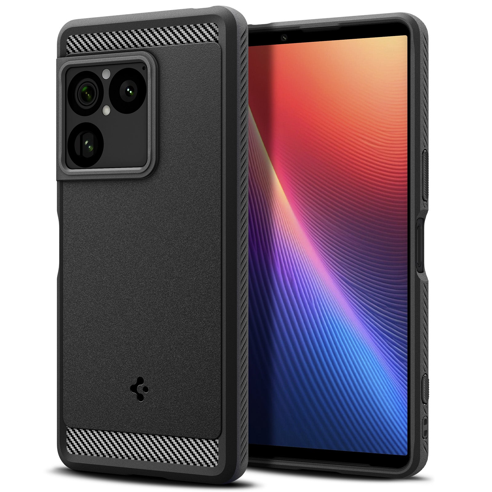 Spigen Sony Xperia 1 VIII Rugged Armor case in Matte Black