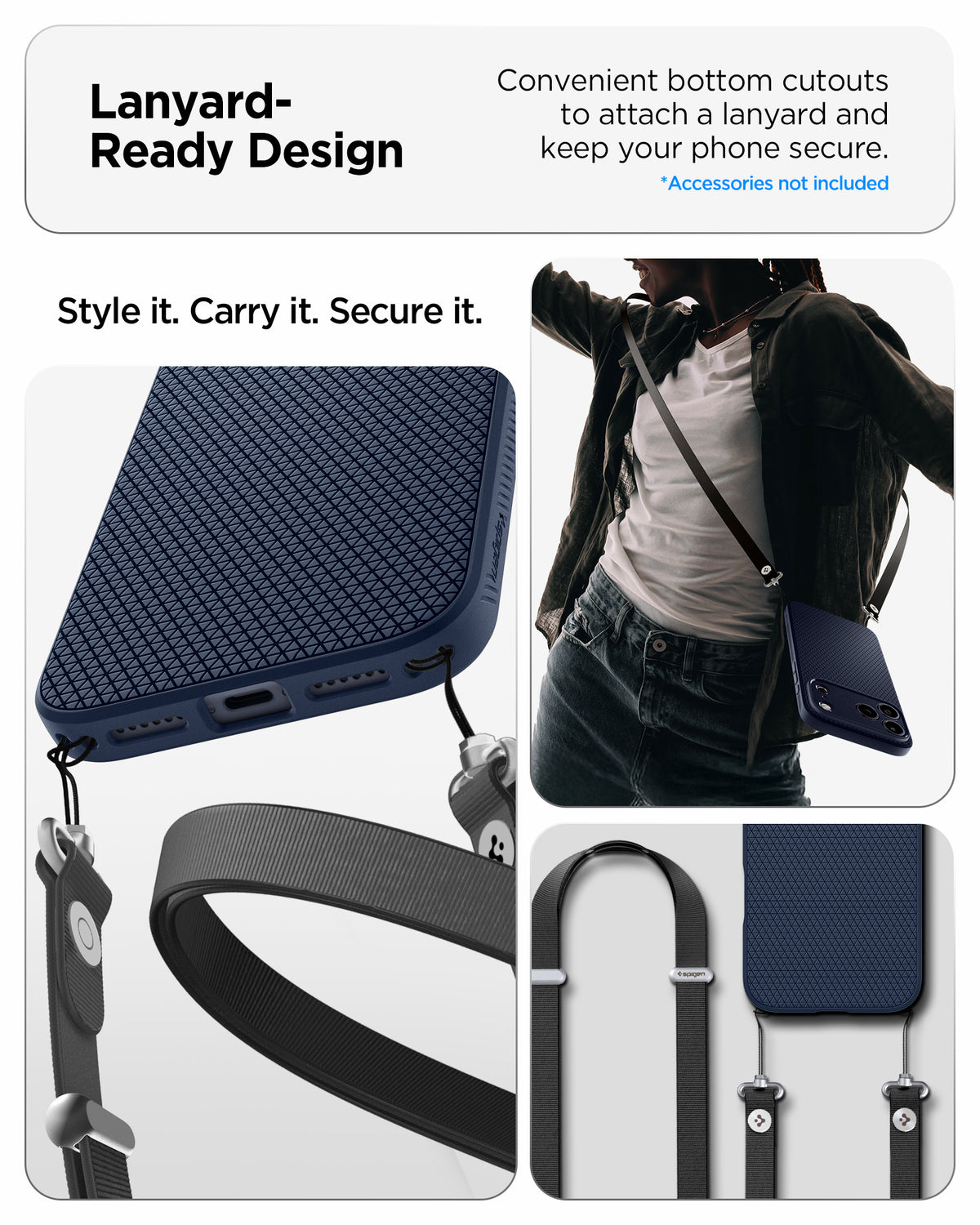 Spigen iPhone 18 Pro Max Liquid Air - Navy Blue - feature illustration 60