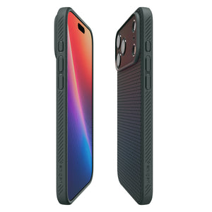 Spigen iPhone 18 Pro Max Liquid Air - Abyss Green - case detail 18