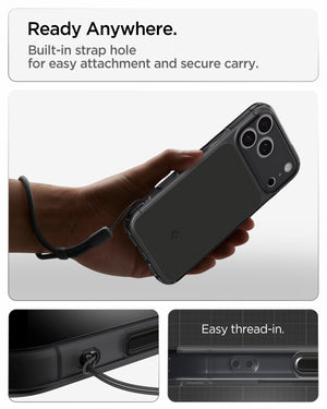 Spigen iPhone 18 Pro Max Ultra Hybrid T (MagFit) - Matte Black - feature illustration 67