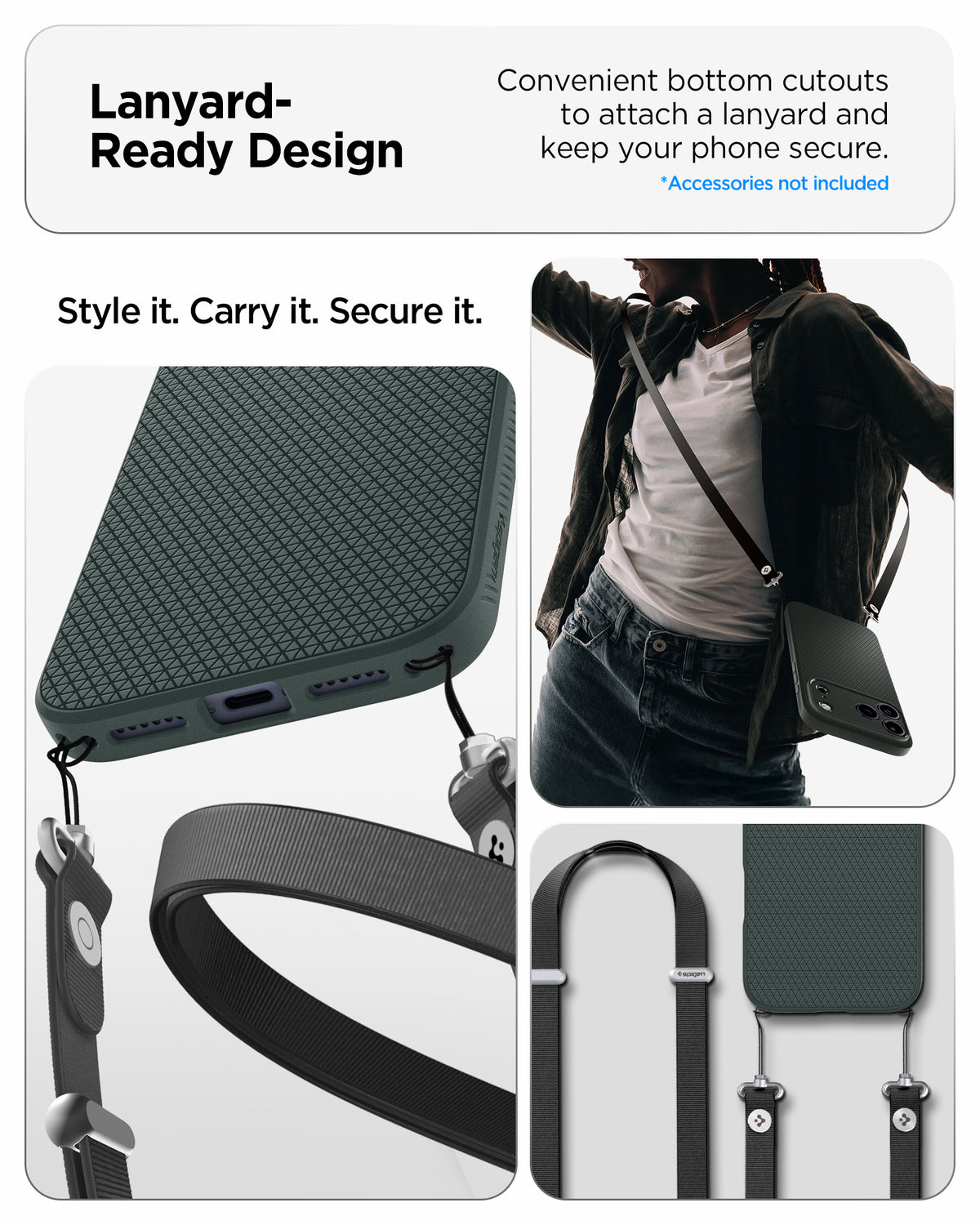 Spigen iPhone 18 Pro Liquid Air - Abyss Green - feature illustration 45