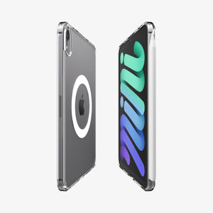 Spigen iPad Mini 7 / iPad Mini 6 Case – Ultra Hybrid MagFit – Clear White – detail image 8