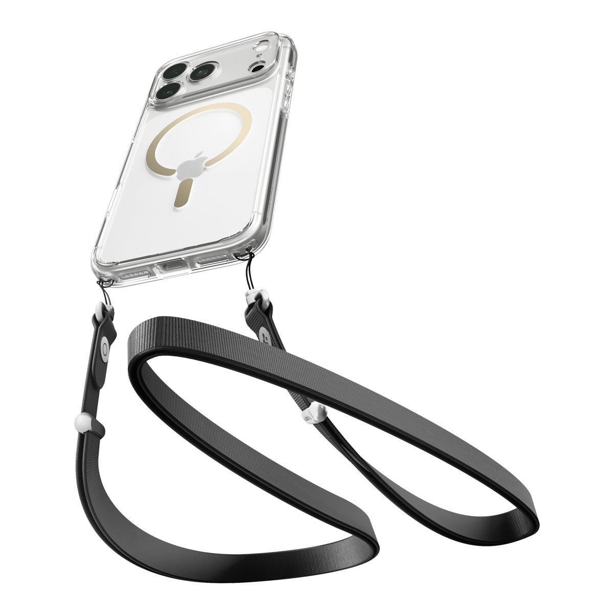 Spigen iPhone 18 Pro Ultra Hybrid (MagFit) - Clear Gold - case detail 21