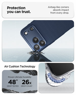 Spigen iPhone 18 Pro Liquid Air - Navy Blue - feature illustration 50