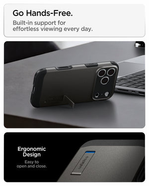 Spigen iPhone 18 Pro Tough Armor T (MagFit) - Gunmetal - feature illustration 42