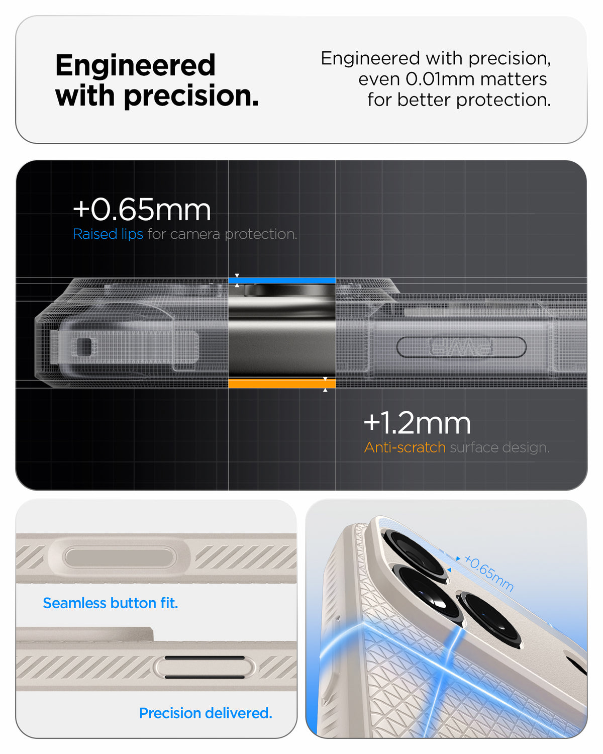 Spigen iPhone 18 Pro Liquid Air - Natural Titanium - feature illustration 56