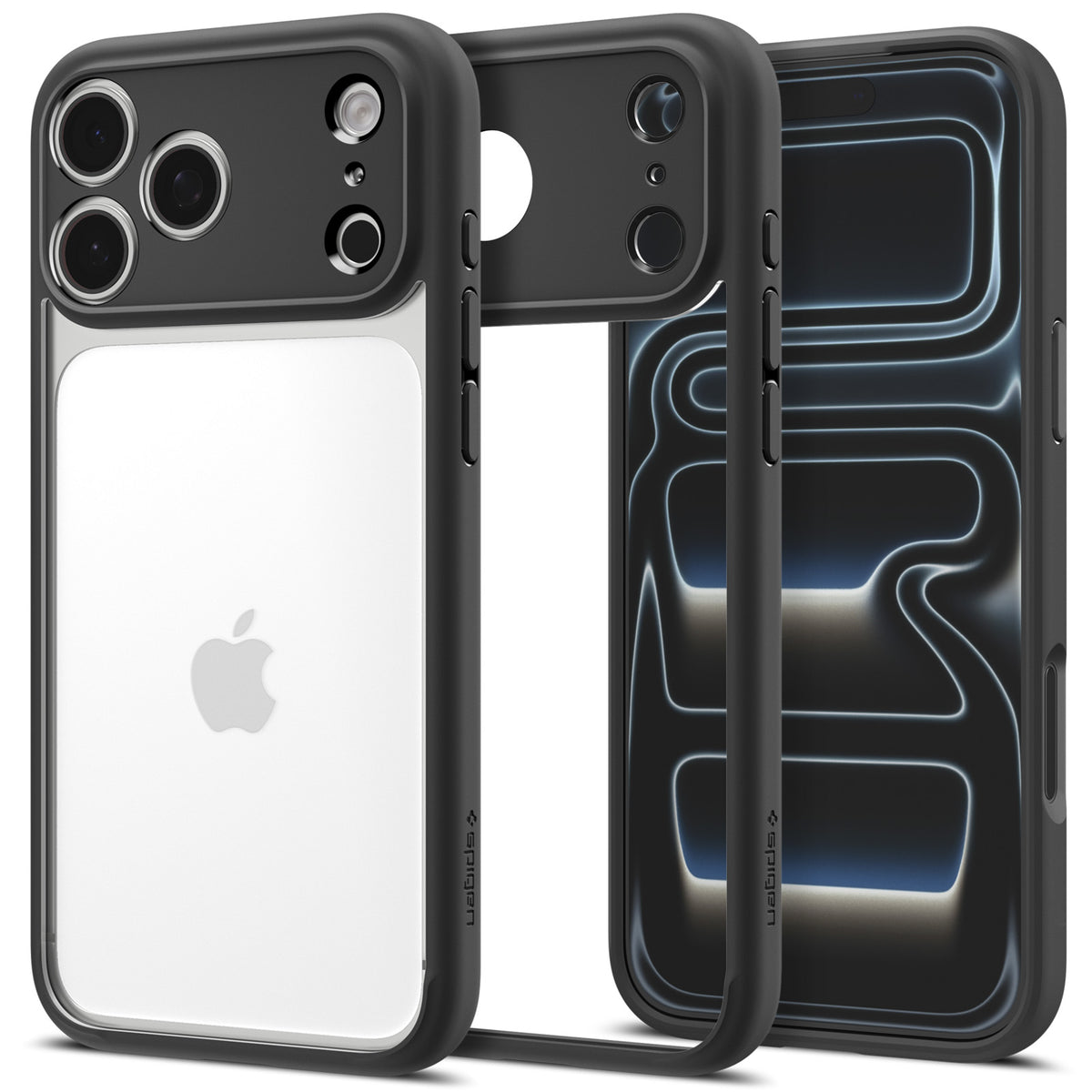 Spigen iPhone 18 Pro Ultra Hybrid - Matte Black - product view 2