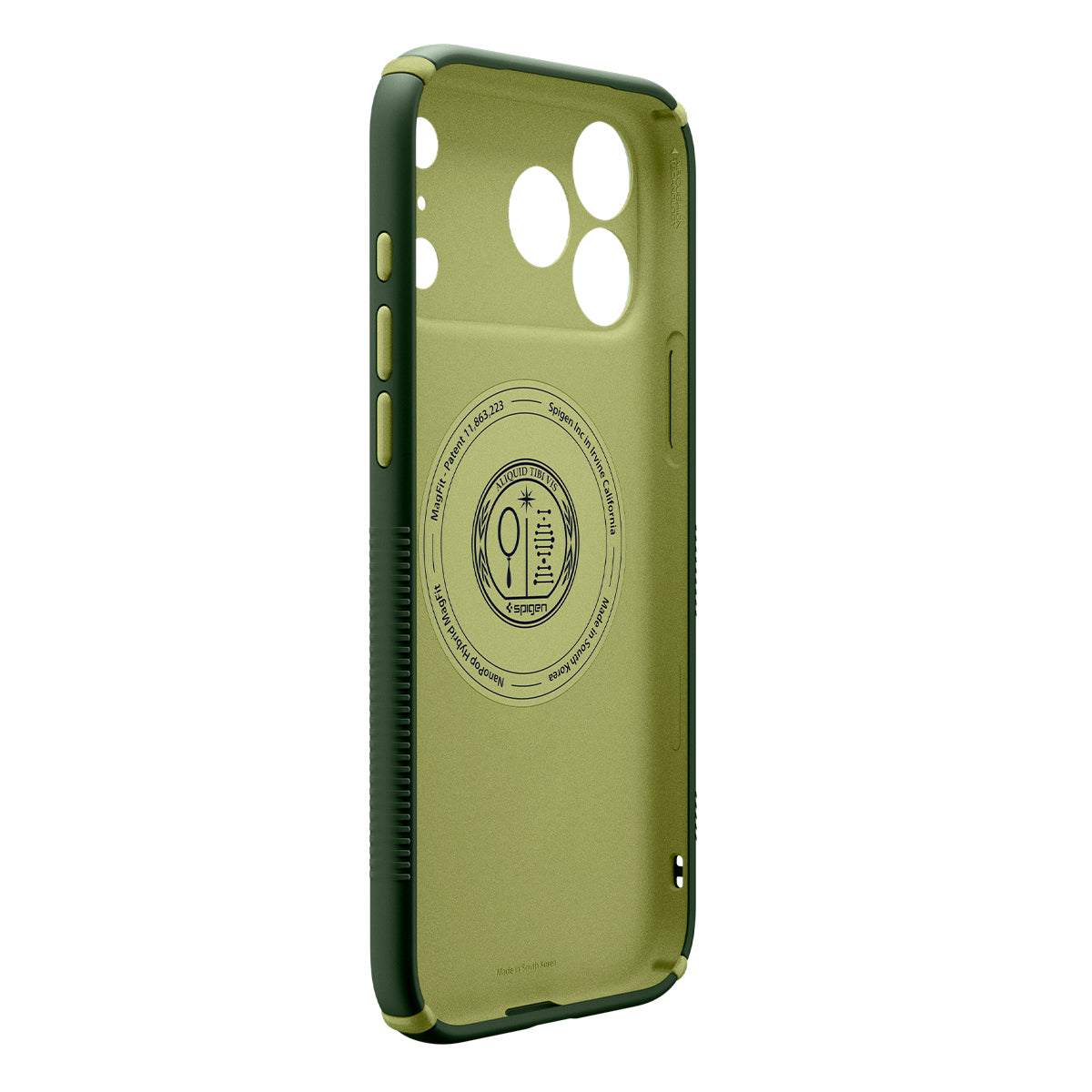 Spigen iPhone 18 Pro Nano Pop Hybrid (MagFit) - Avo Green - case detail 9