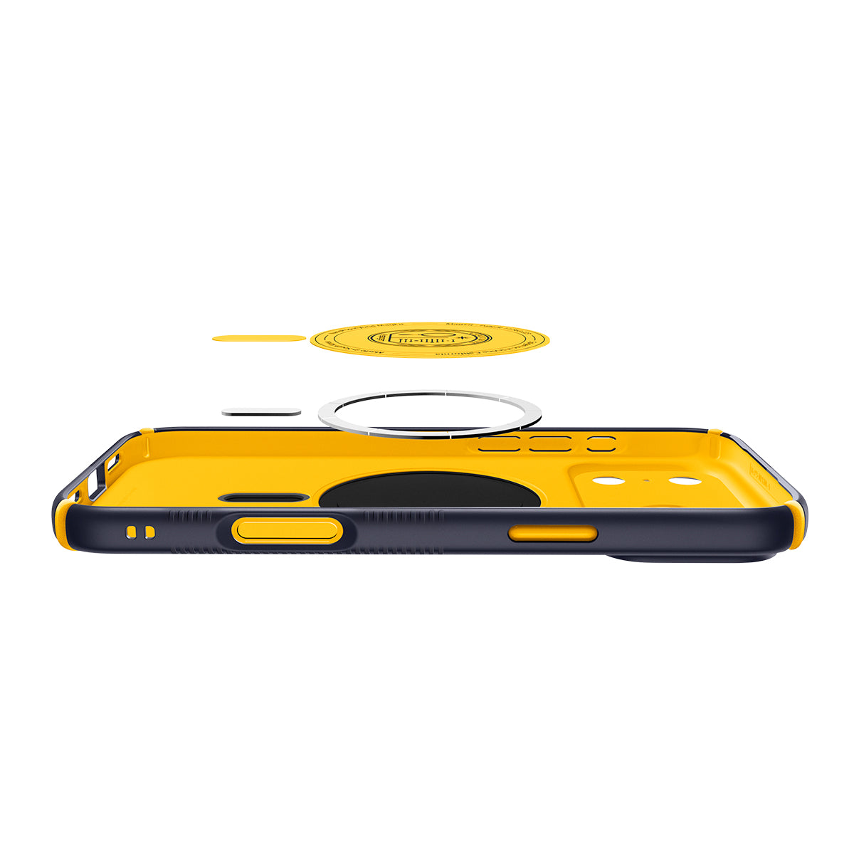 Spigen iPhone 18 Pro Max Nano Pop Hybrid (MagFit) - Blueberry Navy - case detail 24