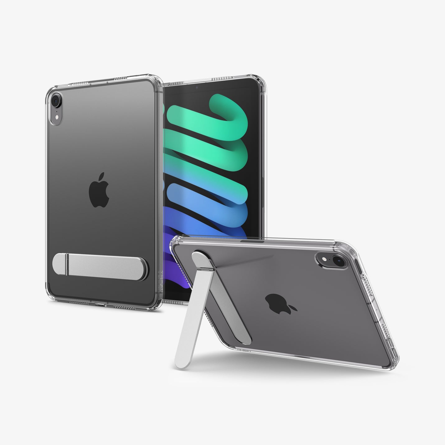 Spigen iPad Mini 7 / iPad Mini 6 Case – Ultra Hybrid S – Crystal Clear – title image 2