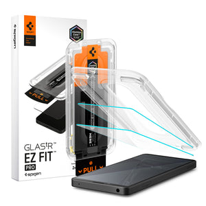 Spigen Xperia 10 VIII and 10 VII GLAS.tR EZ Fit Pro 2 Pack with clear protectors, alignment tray and retail box