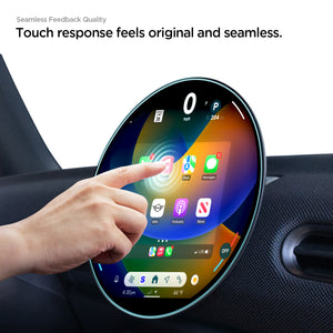 Spigen MINI Cooper (2025-2026) 9.4-inch Screen Protector – GlasTR Slim Matte — touch response