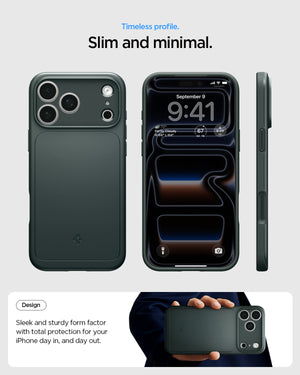 Spigen iPhone 18 Pro Thin Fit (MagFit) - Abyss Green - feature illustration 42