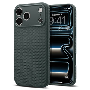 Spigen iPhone 18 Pro Max Liquid Air - Abyss Green - product view 2