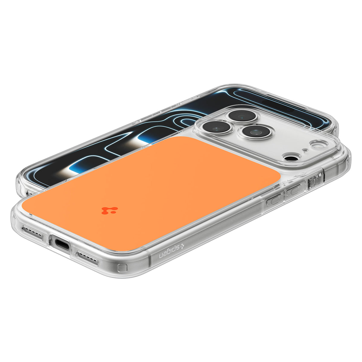 Spigen iPhone 18 Pro Max Ultra Hybrid T (MagFit) - Glossy Orange - case detail 9