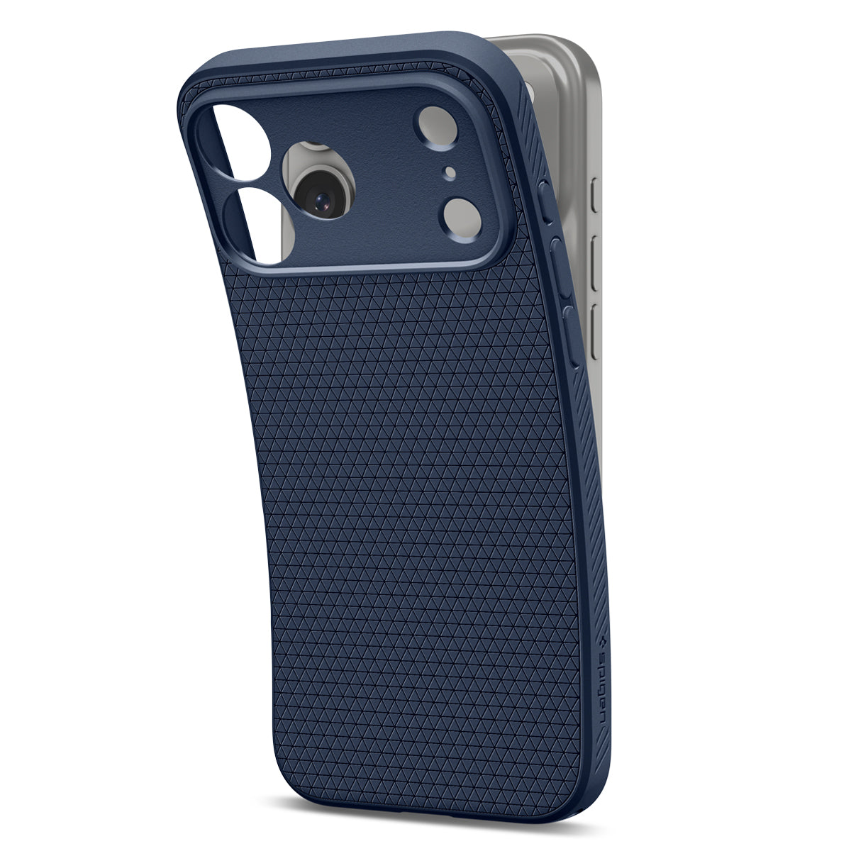 Spigen iPhone 18 Pro Max Liquid Air - Navy Blue - case detail 24