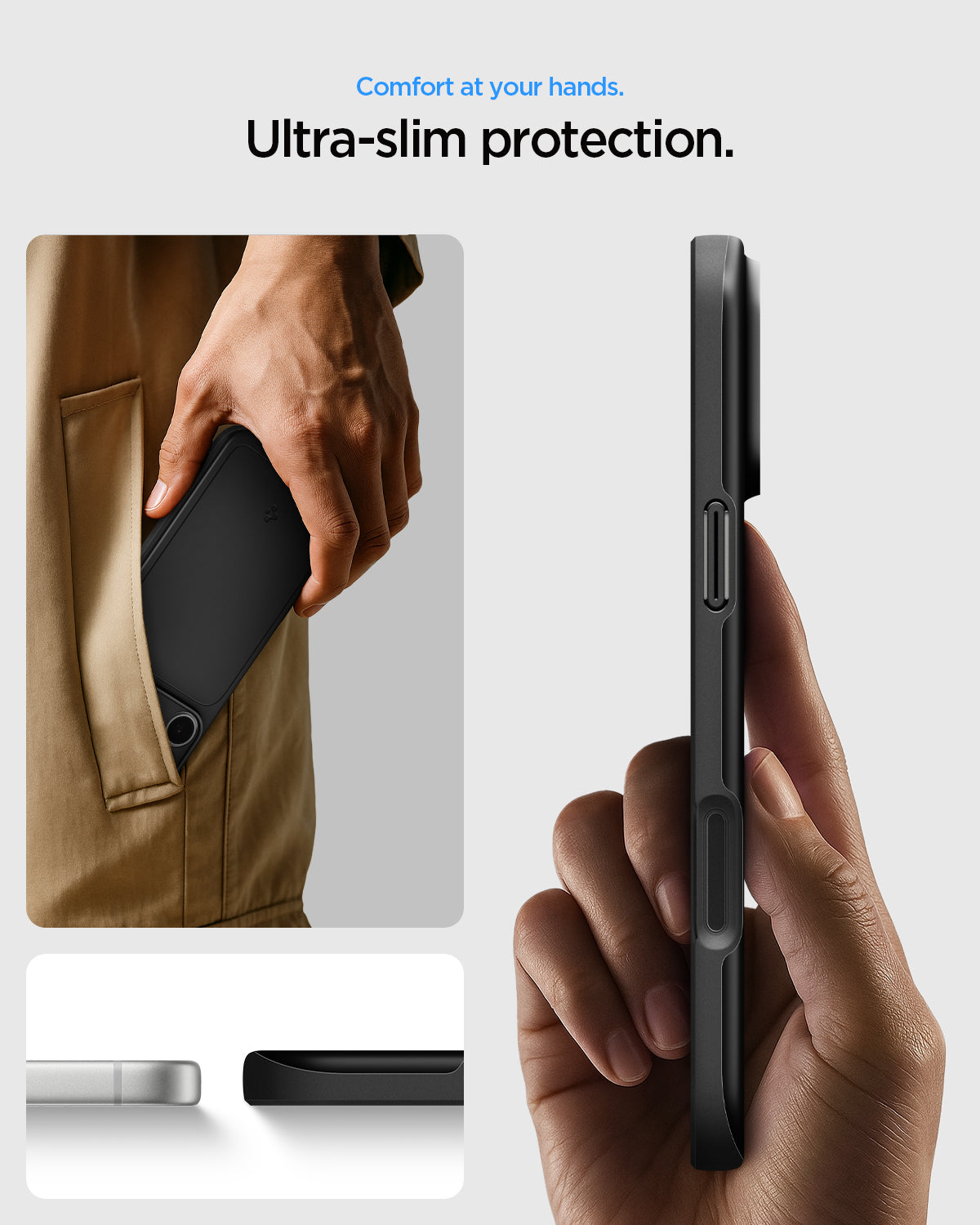 Spigen iPhone 18 Pro Thin Fit (MagFit) - Black - feature illustration 34