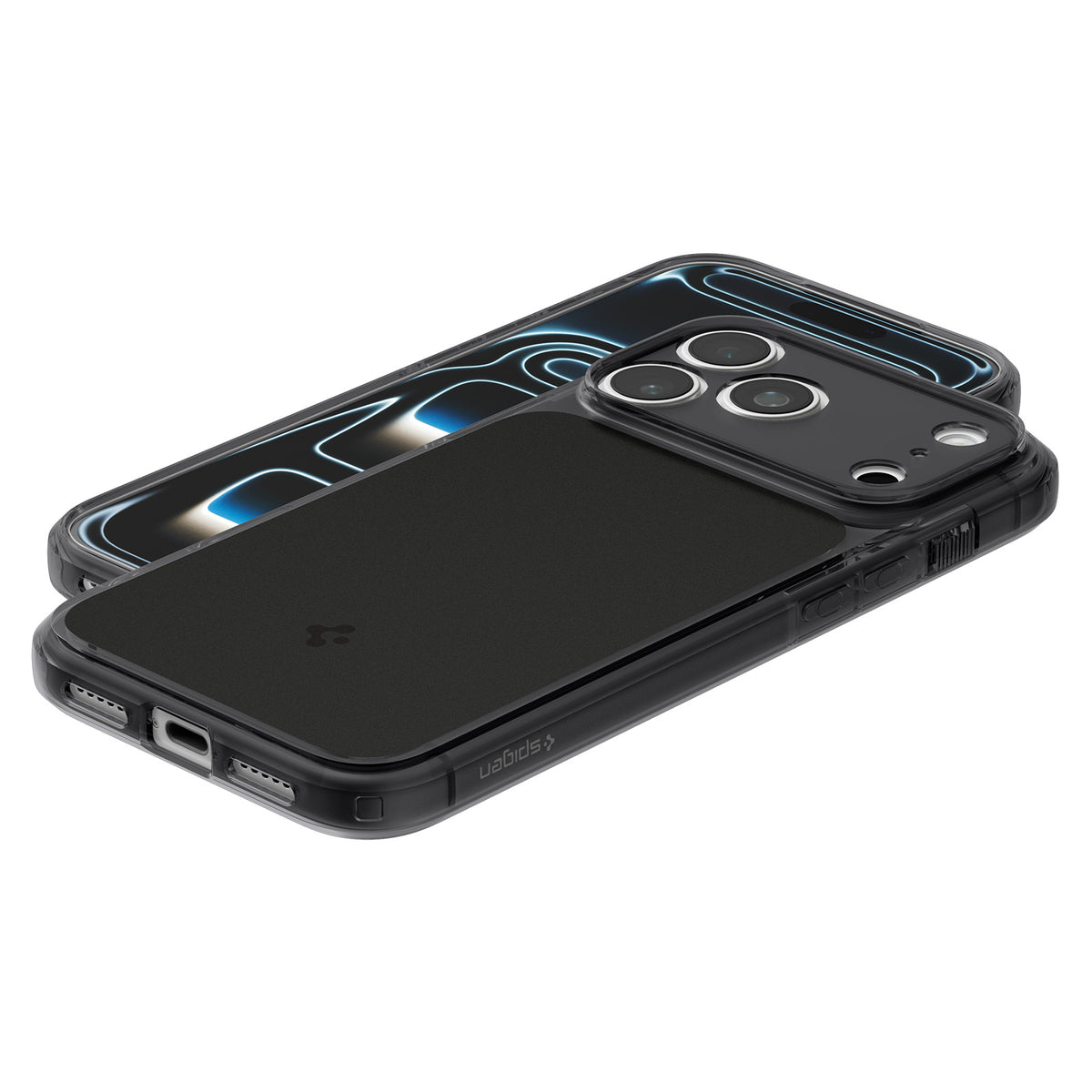Spigen iPhone 18 Pro Ultra Hybrid T (MagFit) - Matte Black - case detail 29