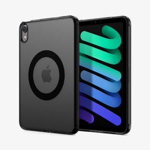 Spigen iPad Mini 7 / iPad Mini 6 Case – Ultra Hybrid MagFit – Frost Black – detail image 1