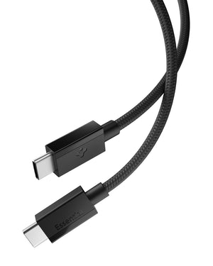 Spigen Essential EB6015CC 60W 480Mbps USB-C cable in Black