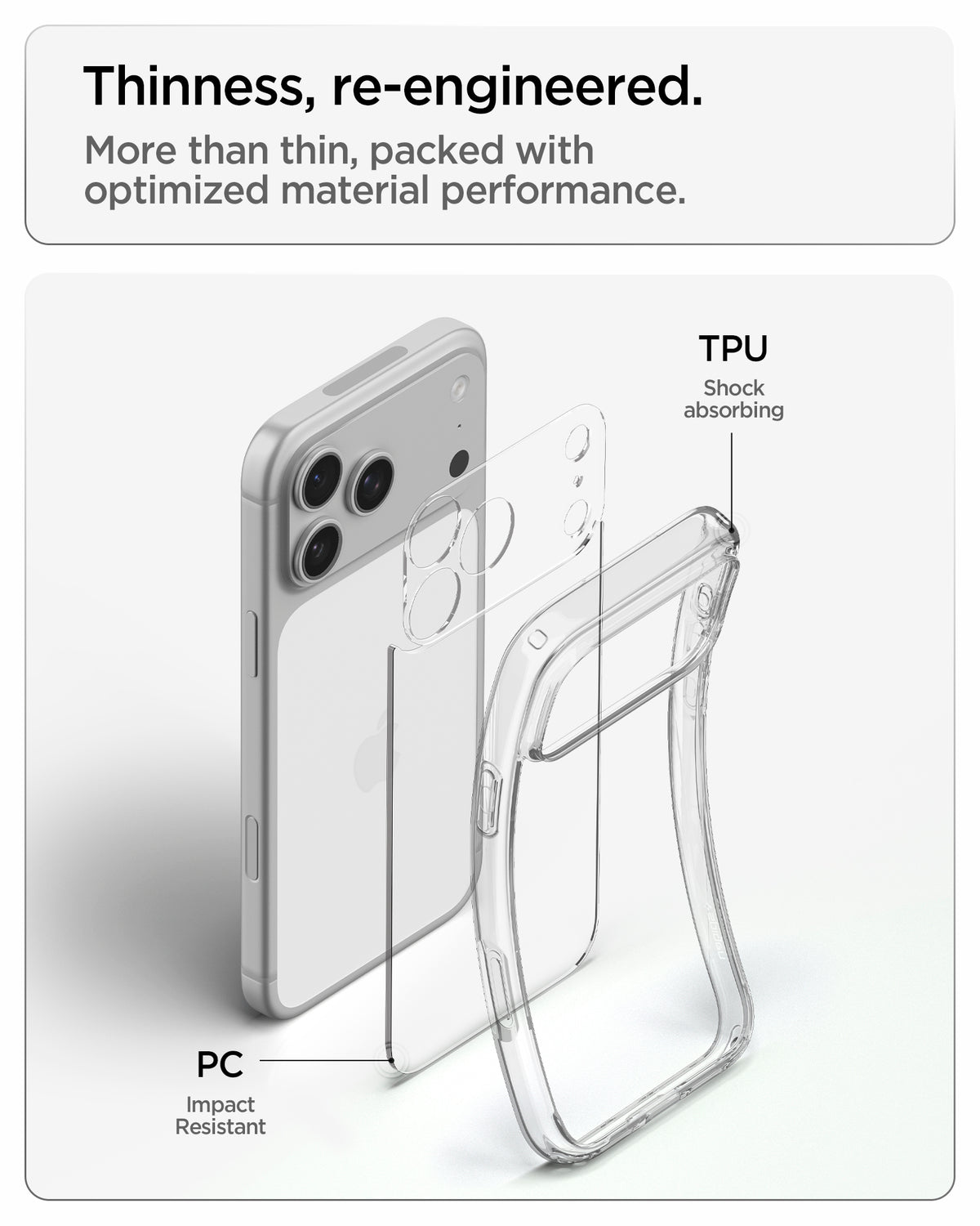 Spigen iPhone 18 Pro Max Ultra Hybrid - Crystal Clear - feature illustration 20