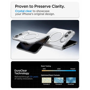 Spigen iPhone Duo Air Skin MagFit transparent shell and clarity design