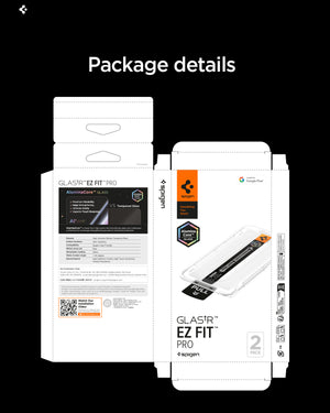 Spigen Pixel 10a Screen Protector GLAS.tR EZ Fit Pro (2P) view 18