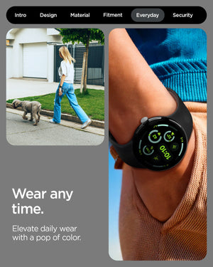 Spigen Google Pixel Watch 5 (45mm) Band – Nano Pop - Black Sesame - official image 9