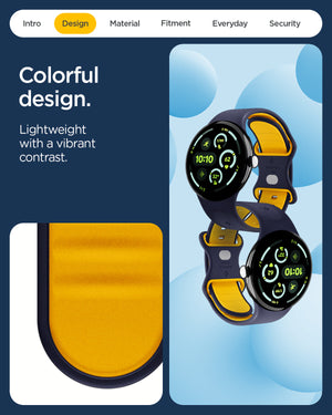Spigen Google Pixel Watch 5 (45mm) Band – Nano Pop - Blueberry Navy - official image 11