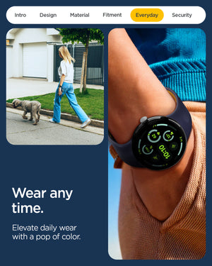 Spigen Google Pixel Watch 5 (45mm) Band – Nano Pop - Blueberry Navy - official image 9
