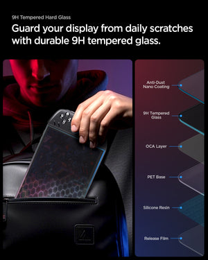 Spigen Lenovo Legion Go Gen 2 Screen Protector – Glas.tR Slim (2 Pack) — Clear, fit, construction or use view 25