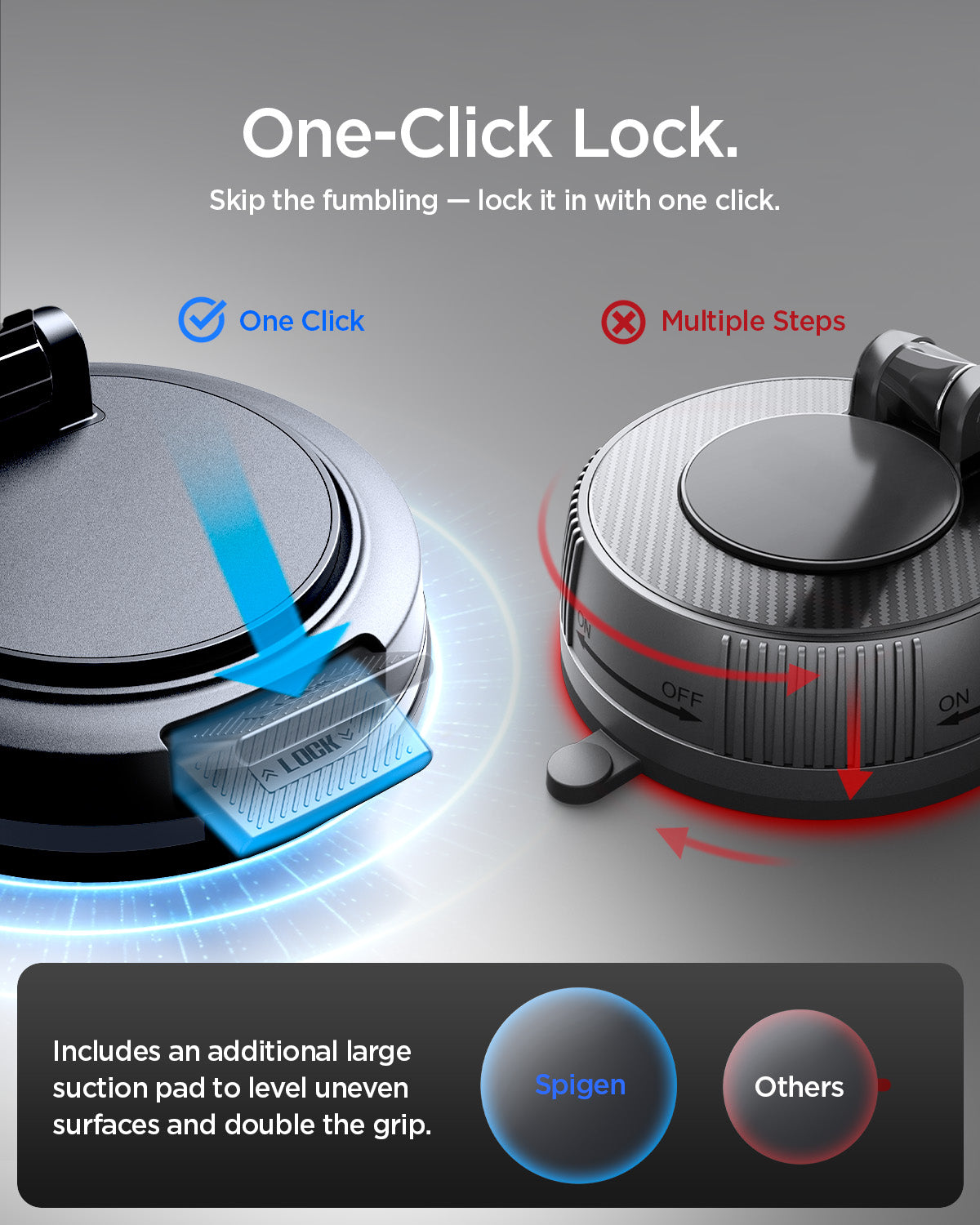 Spigen Universal Dashboard Wireless Charger – PLT100 (MagFit) — fit, construction or installation view 8