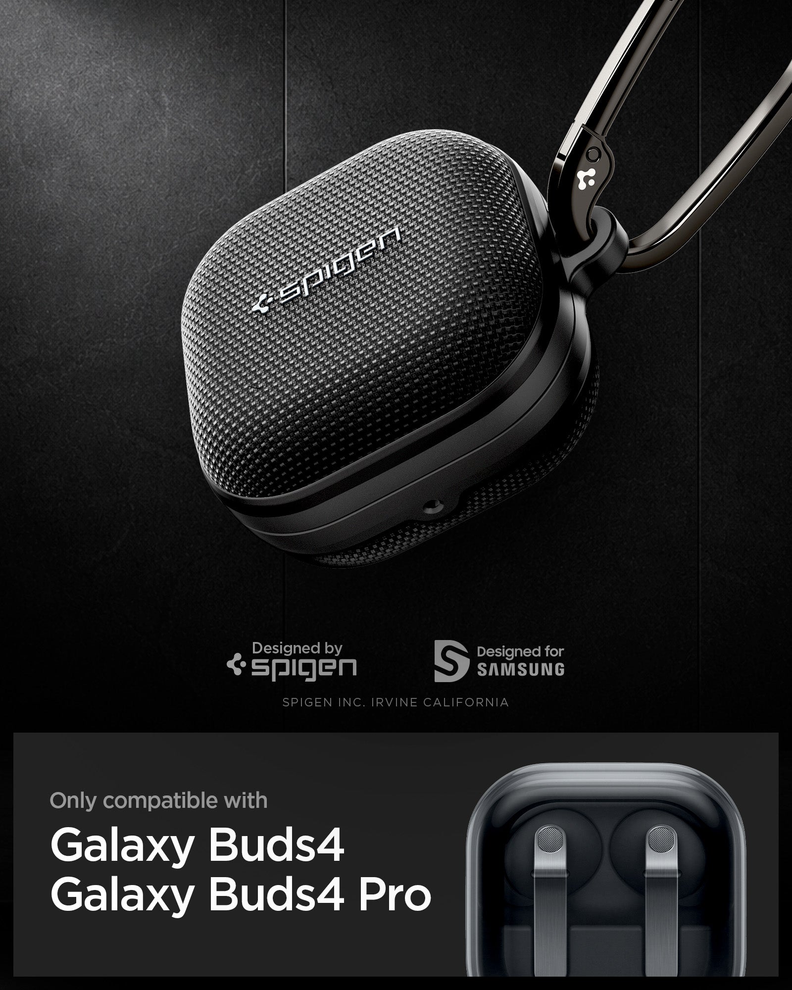 Spigen Galaxy Buds 4 / Galaxy Buds 4 Pro Case Classic Fit view 9