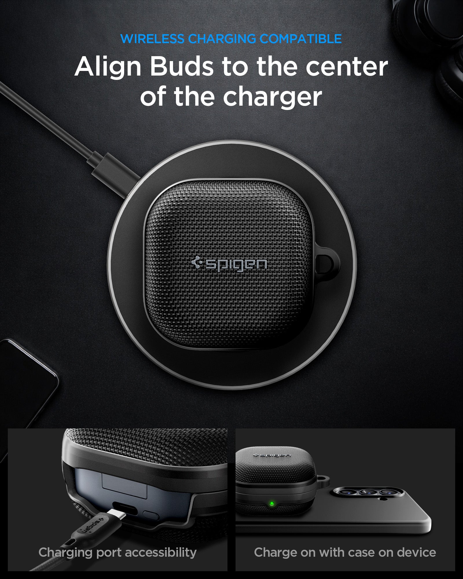Spigen Galaxy Buds 4 / Galaxy Buds 4 Pro Case Classic Fit view 13