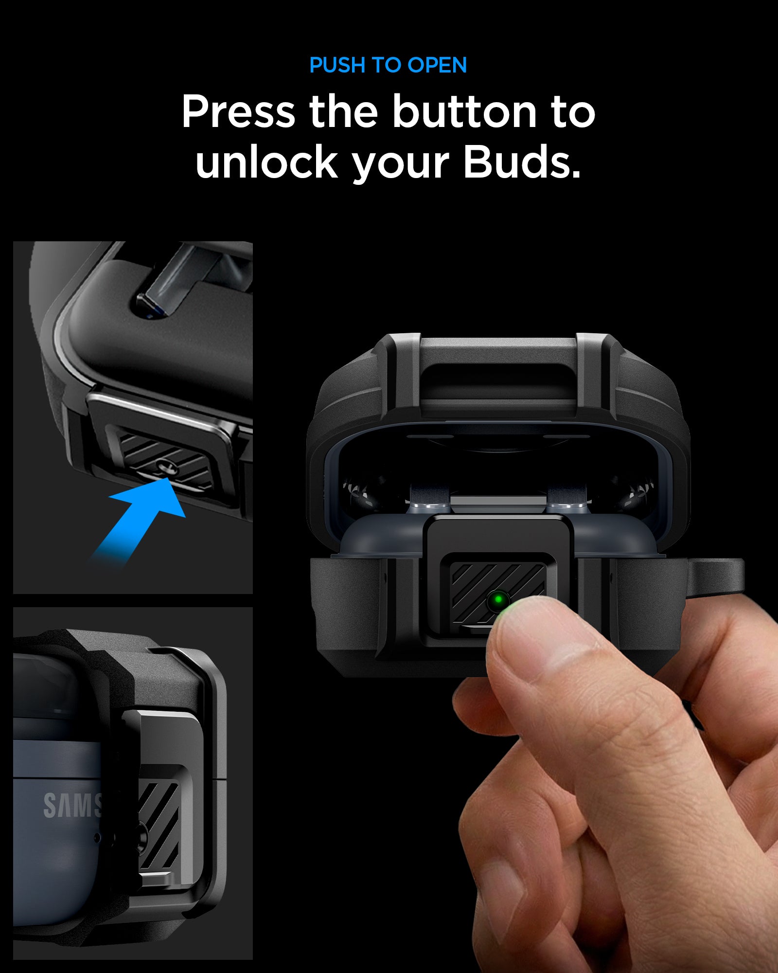Spigen Galaxy Buds 4 Pro / Galaxy Buds 4 Case Lock Fit view 15