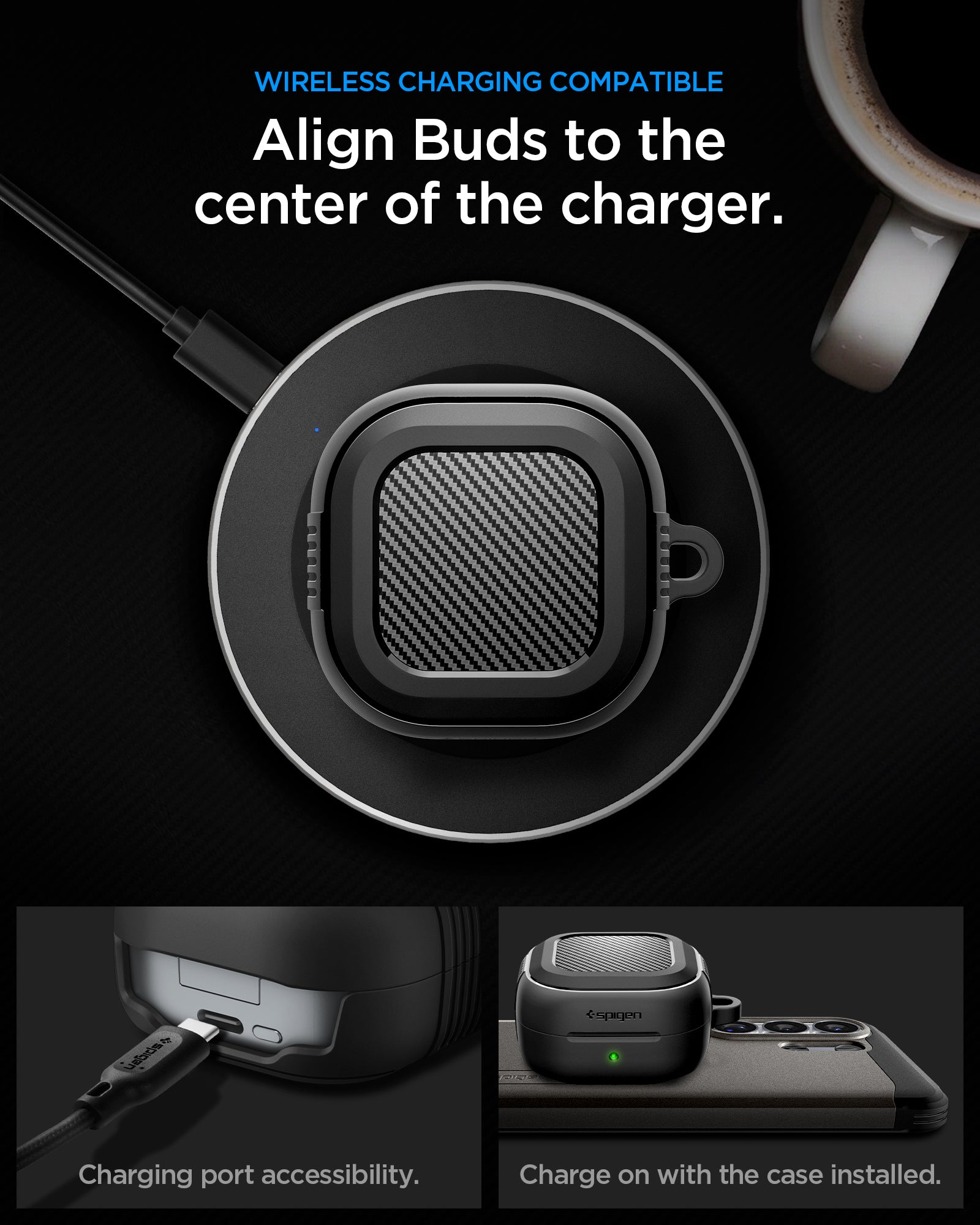 Spigen Galaxy Buds 4 Pro / Galaxy Buds 4 Case Rugged Armor view 13