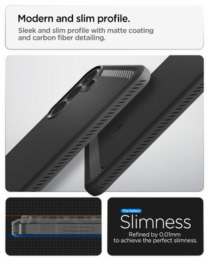 Spigen Galaxy S26 FE Case + Screen Protector – Rugged Armor installation or package detail 7
