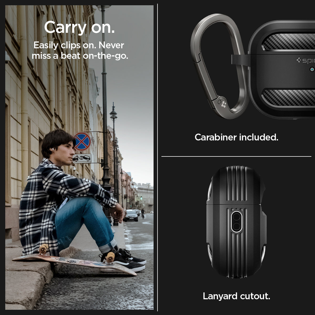 Spigen AirPods Pro 2 Case Rugged Armor view 18