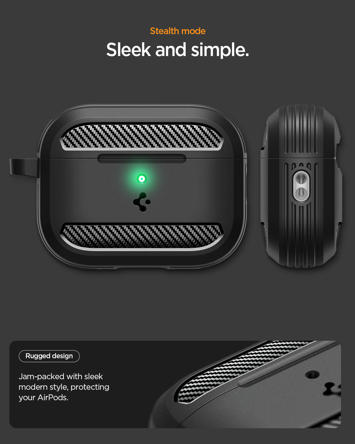 Spigen AirPods Pro 3 Rugged Armor ケース – Erawish Spigen Store