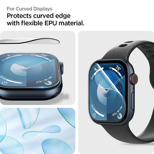 Spigen Apple Watch 11/10 Series Screen Protector EliteShield EZ Fit (2 Pack) view 10