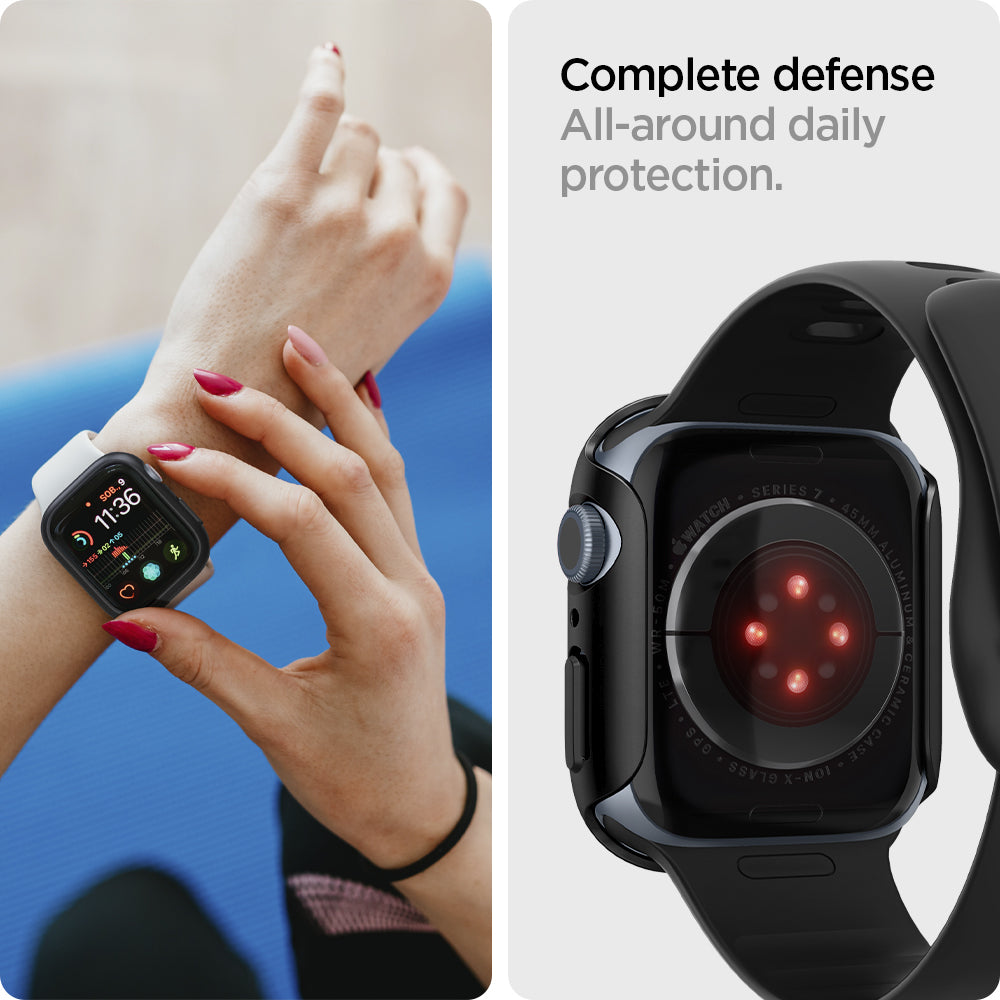 Spigen Apple Watch Series 9/8/7 (45mm) Case Thin Fit view 12